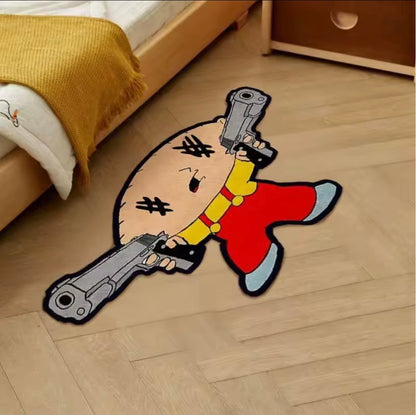 Cartoon Character Rug - Comfortable and Warm - Bathroom Entryway Floor Mat