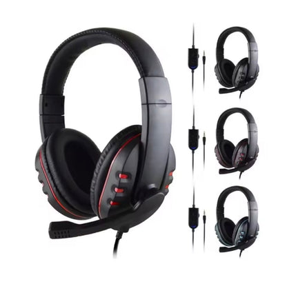 Headphones 3.5mm Wired Gaming Headset Earphones
