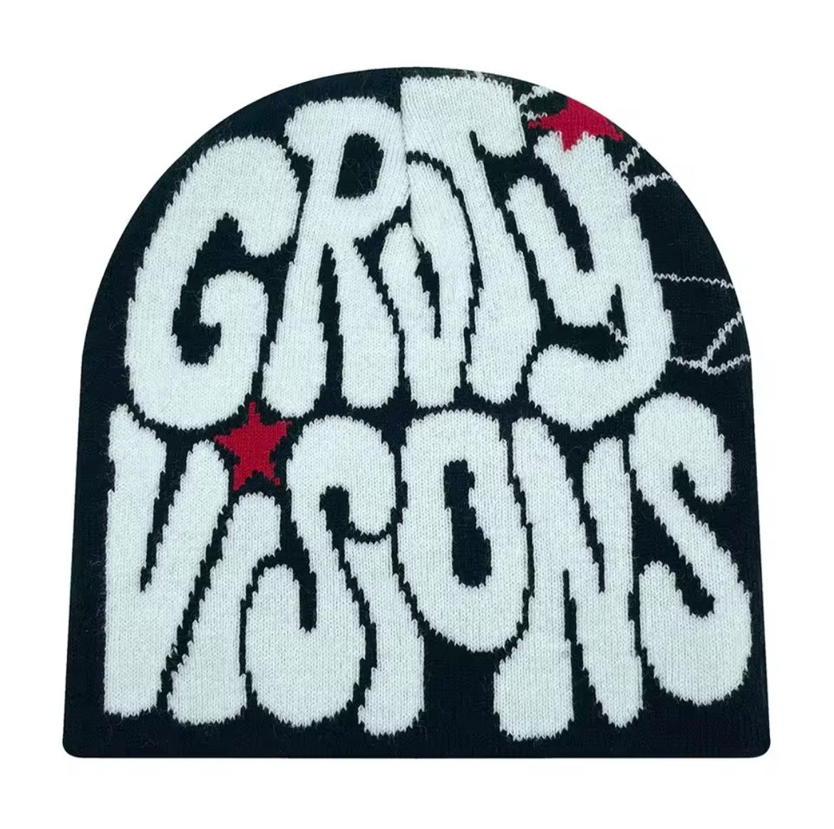 GR letter jacquard outdoor fashion knitted hat for men and women beanie hat